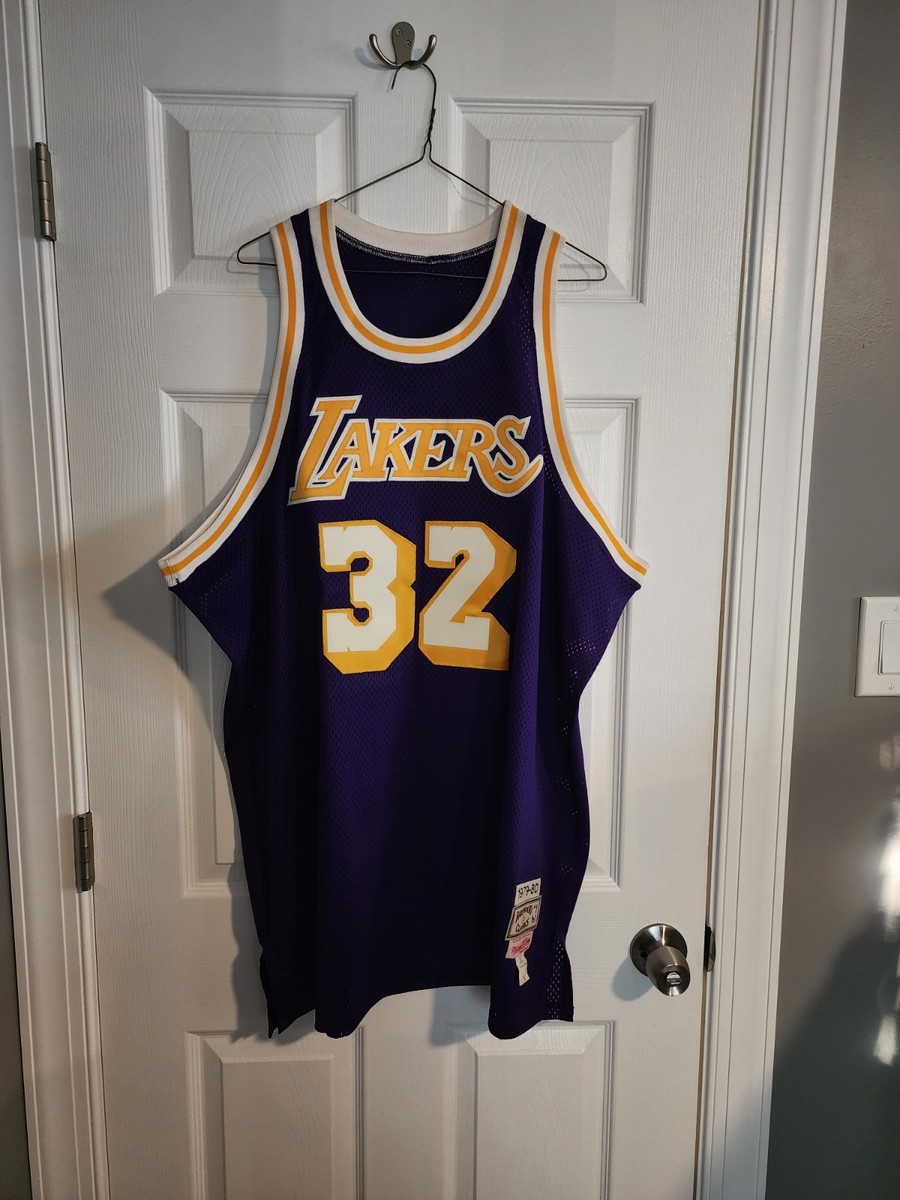 100% Authentic Magic Johnson Mitchell & Ness 79-80 LA Lakers