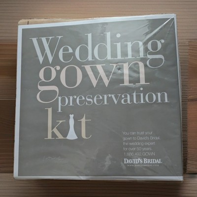 New David's Bridal Gown/Dress Preservation Kit