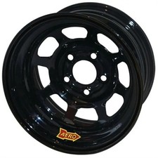 Aero Race Wheels - 50-series - 15x8 - 2in Bs - 5x5 - Steel - Black