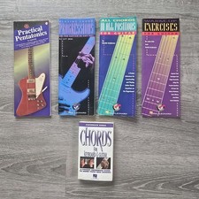 Lot of 5 Guitar Instructional Booklets/PB Boo...