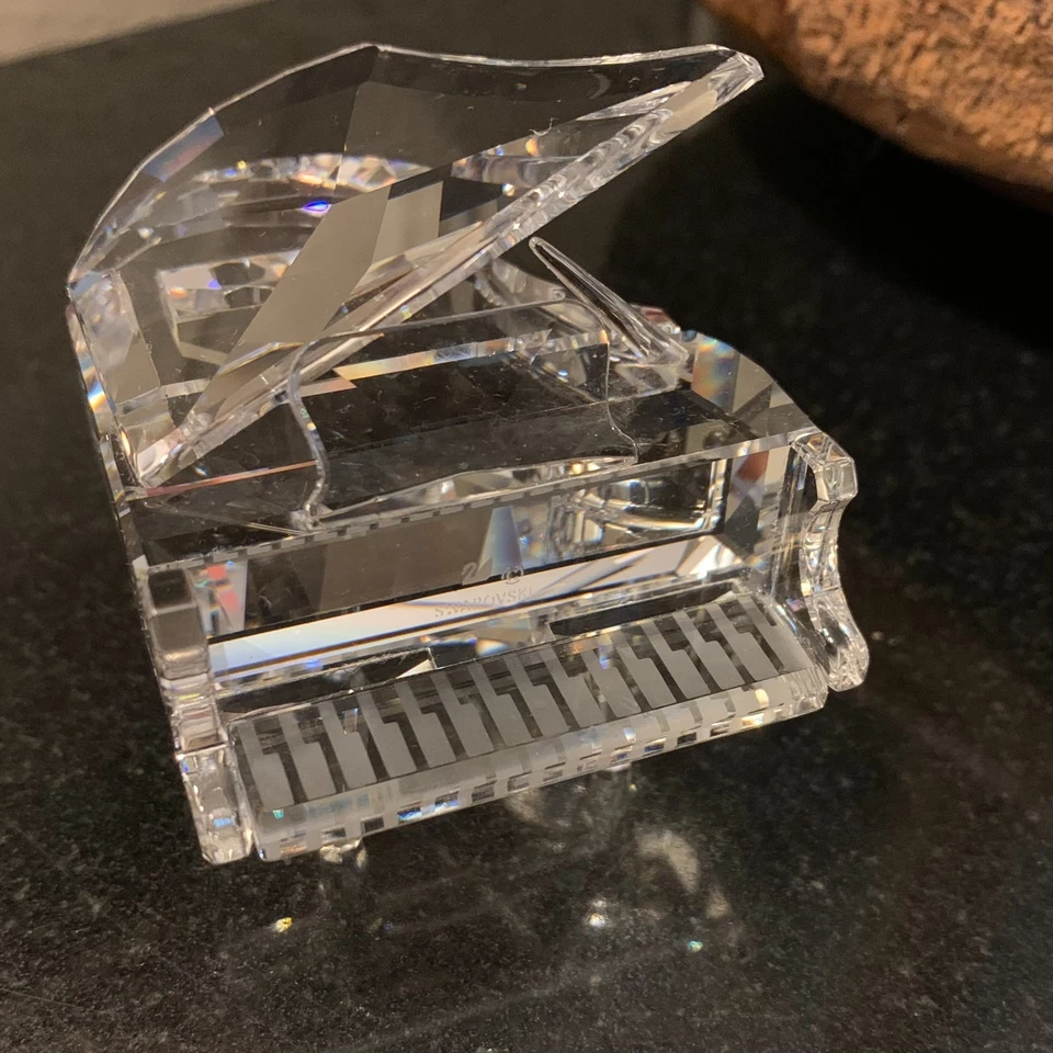 施华洛世奇银色水晶大钢琴 174506 无凳子或盒 - 上好 — 第 2/4 张图片