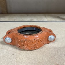 Victaulic 2-1/2" SPF C4 73.0MM OD Pipe Clamp Coupling Fitting Orange Clamp
