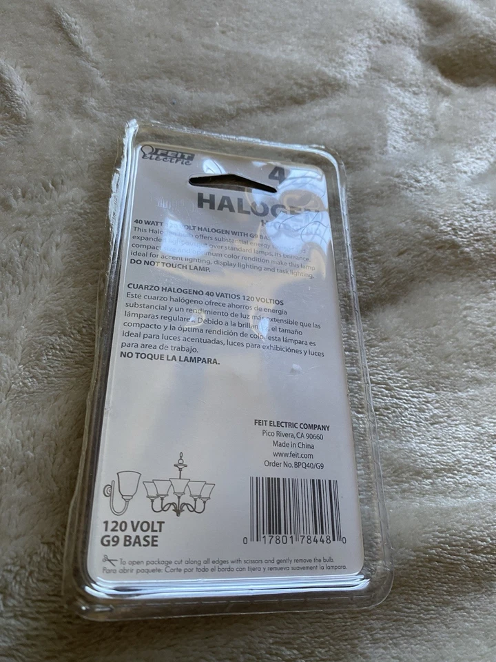 40 Watt Halogen LED Bulb G9 Base 120 Volt Single Pack Feit Electric - Image 2 of 2