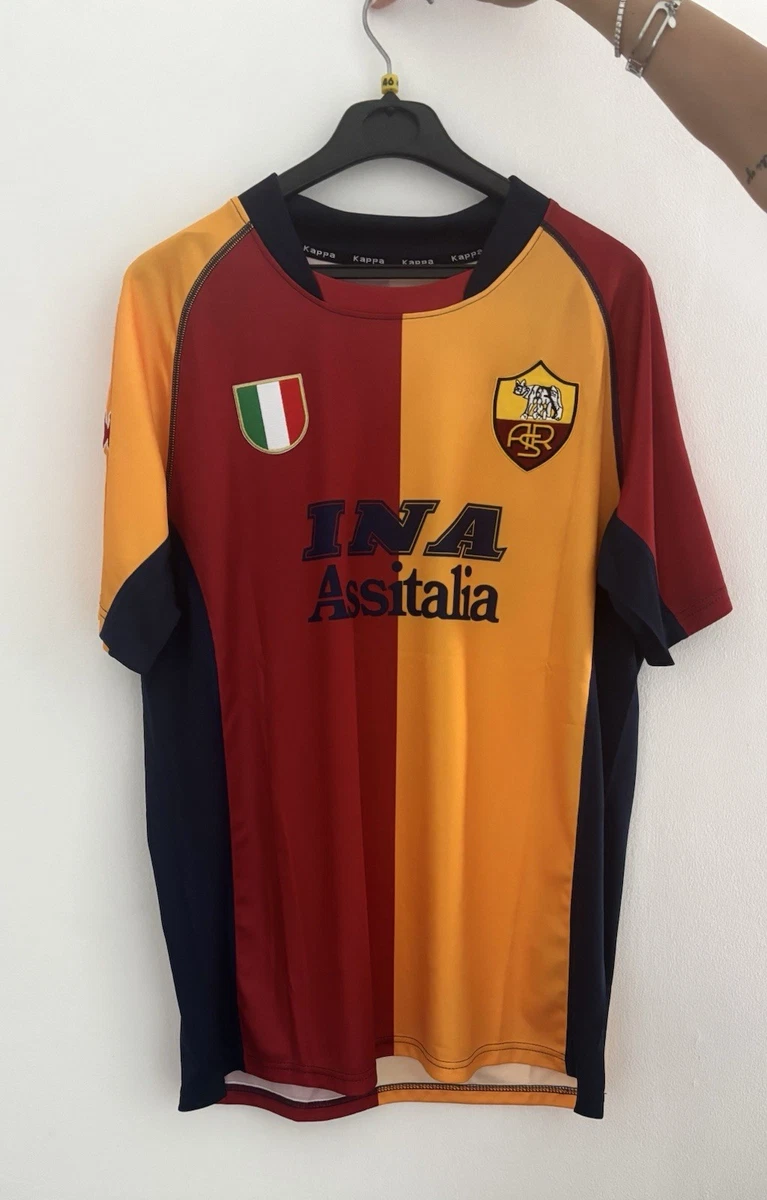MAGLIA CALCIO VINTAGE AS Roma 2000 2001 scudetto Antonioli goalkeeper