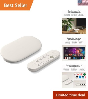 4K HDR TV Streamer with Voice Remote - Smart Home Control & 32 GB Storage