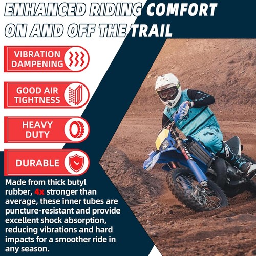 18 Zoll Dirt Bike Schlauch mit Stoßdämpfung - ultimativer Fahrkomfort - Bild 7 von 8