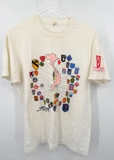 Vintage Screen Stars Vietnam War T-Shirt  Sz XL SEE MEASUREMENTS