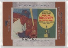 2013 Topps Manufactured Rookie Card Patch Willie McCovey #RCP-6 Patch HOF a4y. rookie card picture
