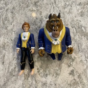 VTG DISNEY BEAUTY AND THE BEAST PRINCE ADAM BEAST IN HUMAN FORM 4" ACTION FIGURE