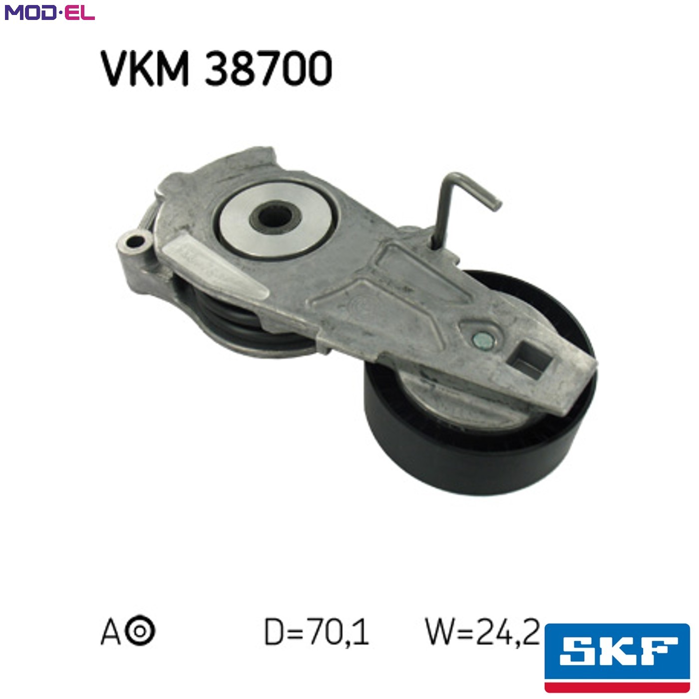 BELT TENSIONER VRIBBED BELT VKM 38700 FOR MINI W10 B14 A 1.4L W10 B16 A 1.6L