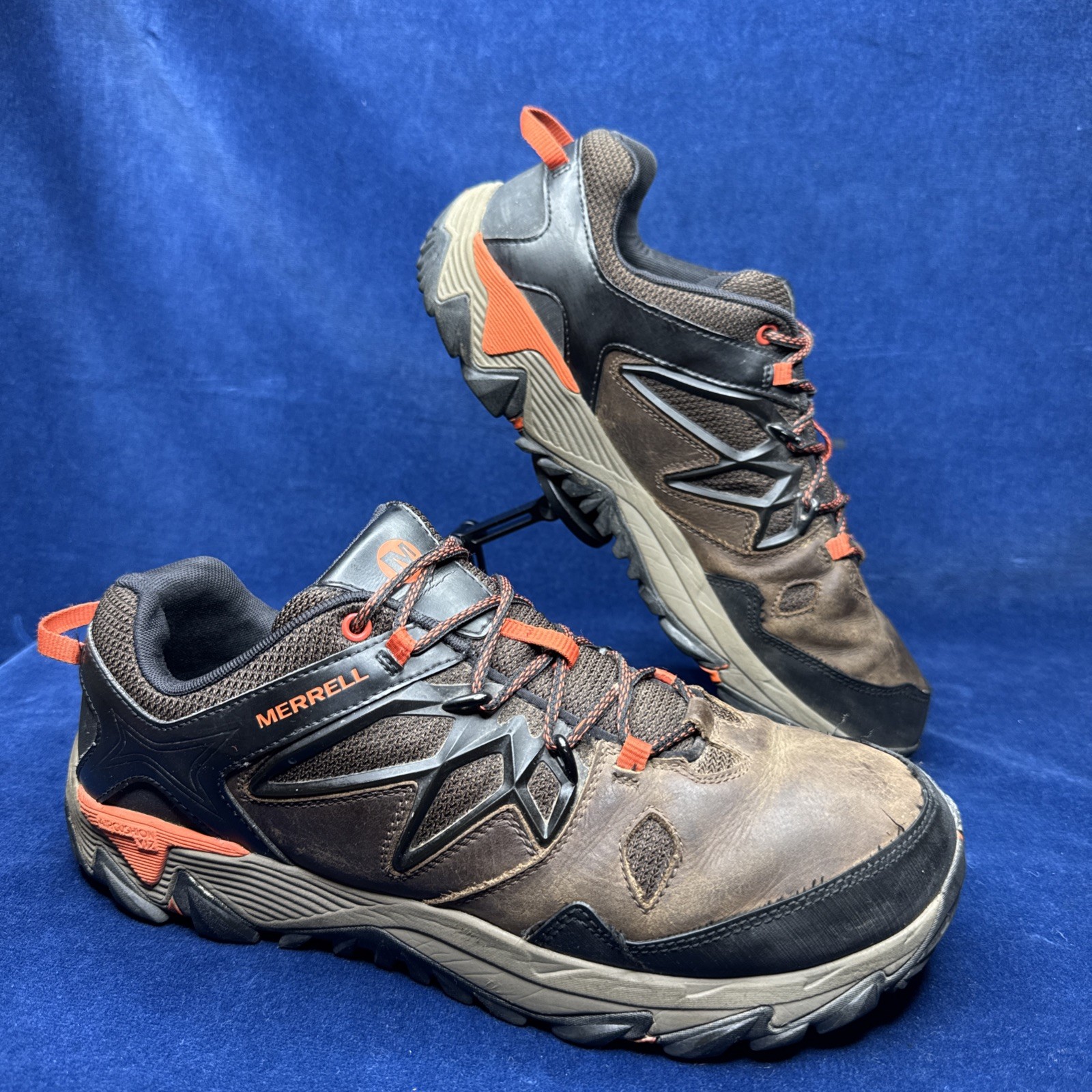 Scarpe da trekking Merrell All Out Blaze 2 da uomo Vibram 11UK EU46 marrone nero