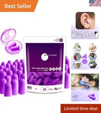 Versatile Disposable Earplugs - 33dB Noise Reduction for Work, Travel,  Sleep