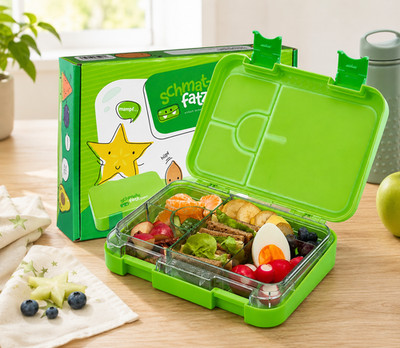 schmatzfatz Kinder Brotdose, Pausenbox, Snackbox, Launchbox | BPA Frei