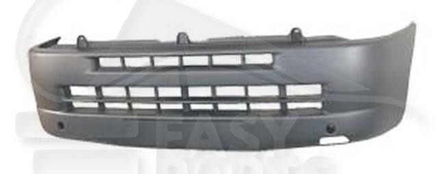Pare-choc avant noir pour Fiat Ducato de 10/1994 à 12/2001