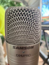 Samson C01U Pro - USB Studio Condenser Microphone With Stand
