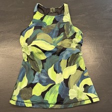 Athleta Maldives Tankini Top 34 D/DD Liana Green Modest Swimsuit Underwire Cup