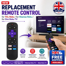 New Replacement Remote Control for TCL Roku /for Hisense Roku/for Onn Roku TV