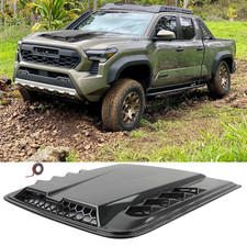Front Flow Air Intake Outlet Hood Scoop Vent Cover Bonnet Trim For Toyota Tacoma