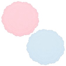 2Pcs Round Wax Seal Silicone Pad, Pink/Blue Wax Seal Mat