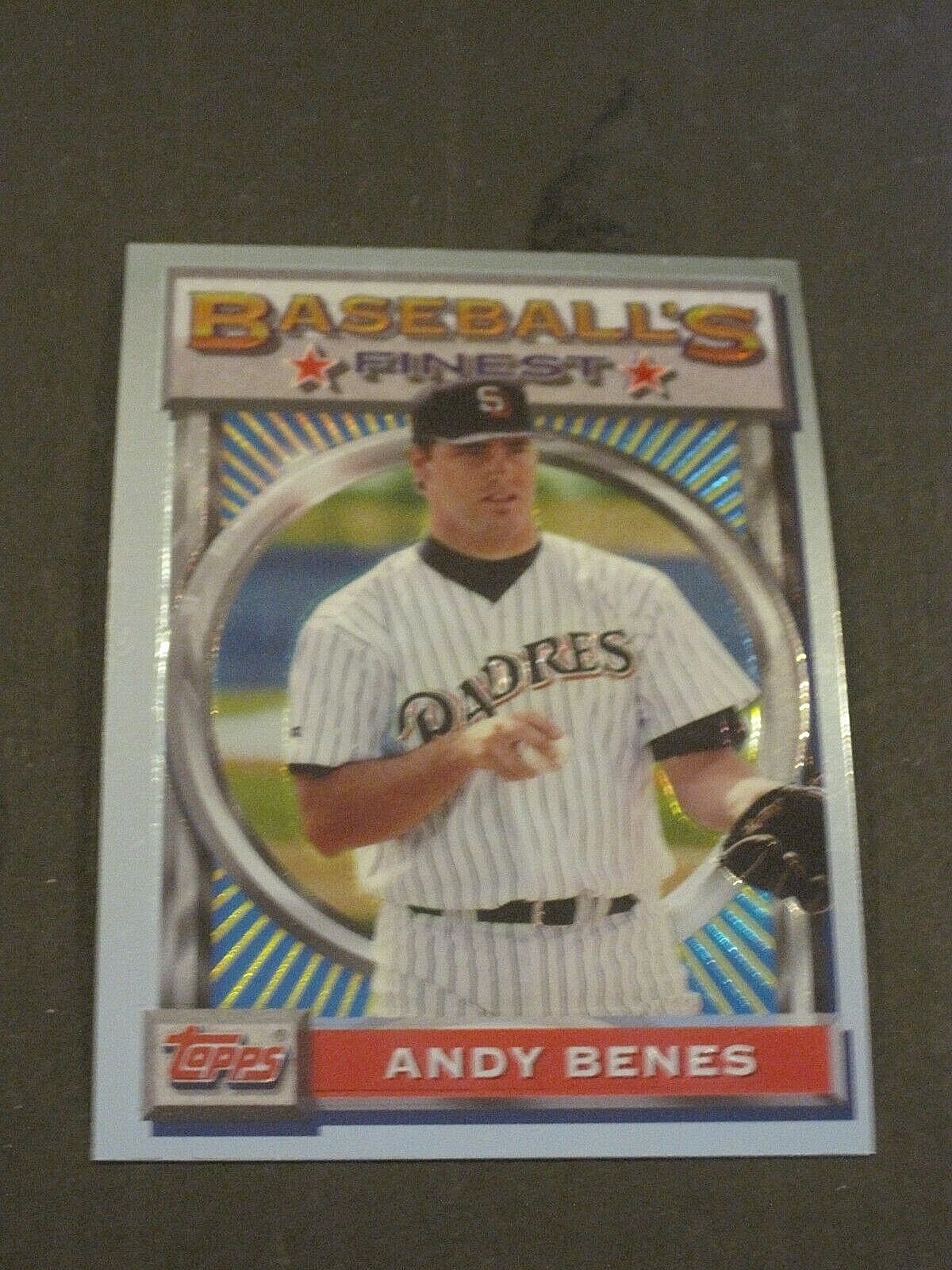 1993 TOPPS FINEST ANDY BENES SAN DIEGO PADRES CARD #19!!!!!!