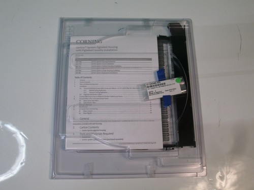 CORNING FDHM-24-6C2RJ000 CENTRIX CASSETTE W/ PTL 24F SCAPC OS2 NEW - Picture 4 of 4