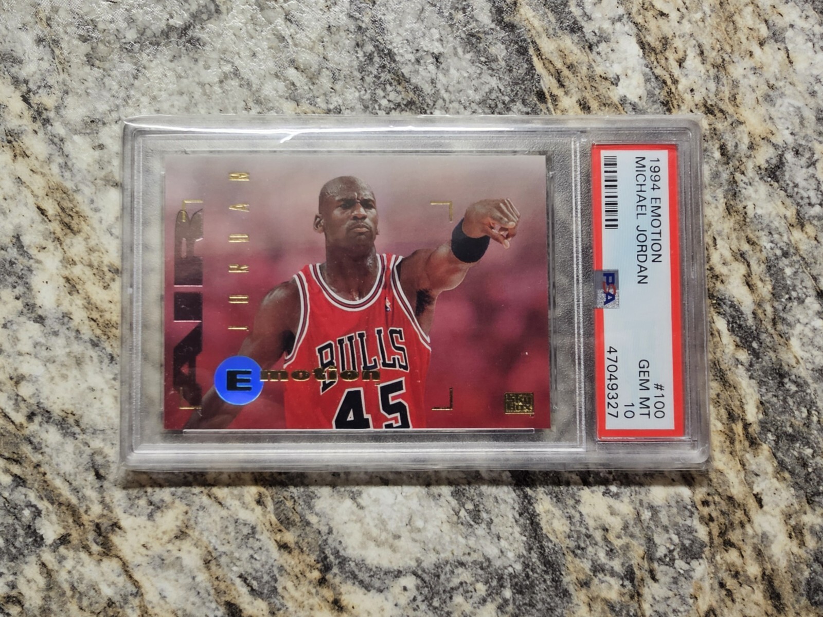 1994 Skybox Emotion Michael Jordan #100 PSA 10 GEM MINT