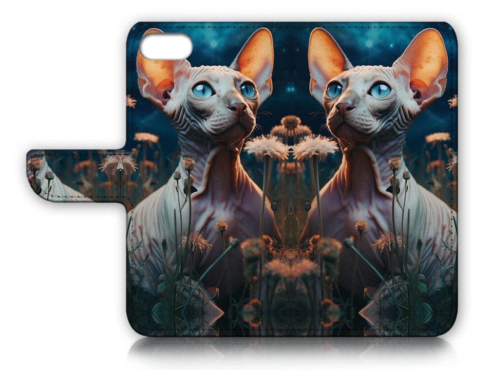 ( For iPhone 5 /iPhone SE 2016 ) Flip Case Cover AJ26879 Sphynx Cat eBay