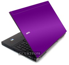 PURPLE Vinyl Lid Skin Cover Decal fits Dell Precision M6400 M6500 Laptop