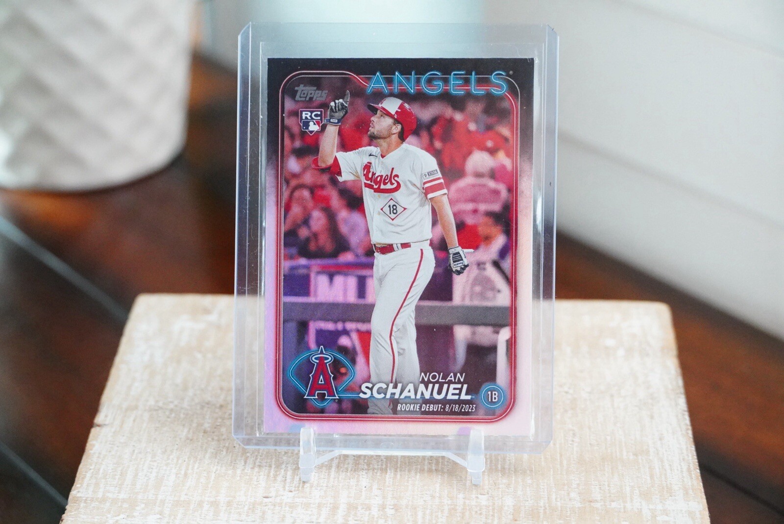 2024 Topps Update Rainbow Foil Nolan Schanuel RC Los Angeles Angels #US193