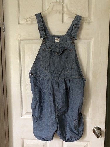 Duo Maternity Denim Short Overalls Bibs 