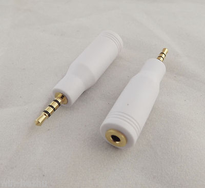 10x 2.5mm Male Plug Stereo 4 Pole To 2.5mm Female 4 Pole Audio Adapter Converter