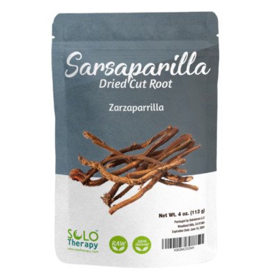 Sarsaparilla Dried Cut Root 4 oz. Zarzaparrilla Raíz De México 4 oz.