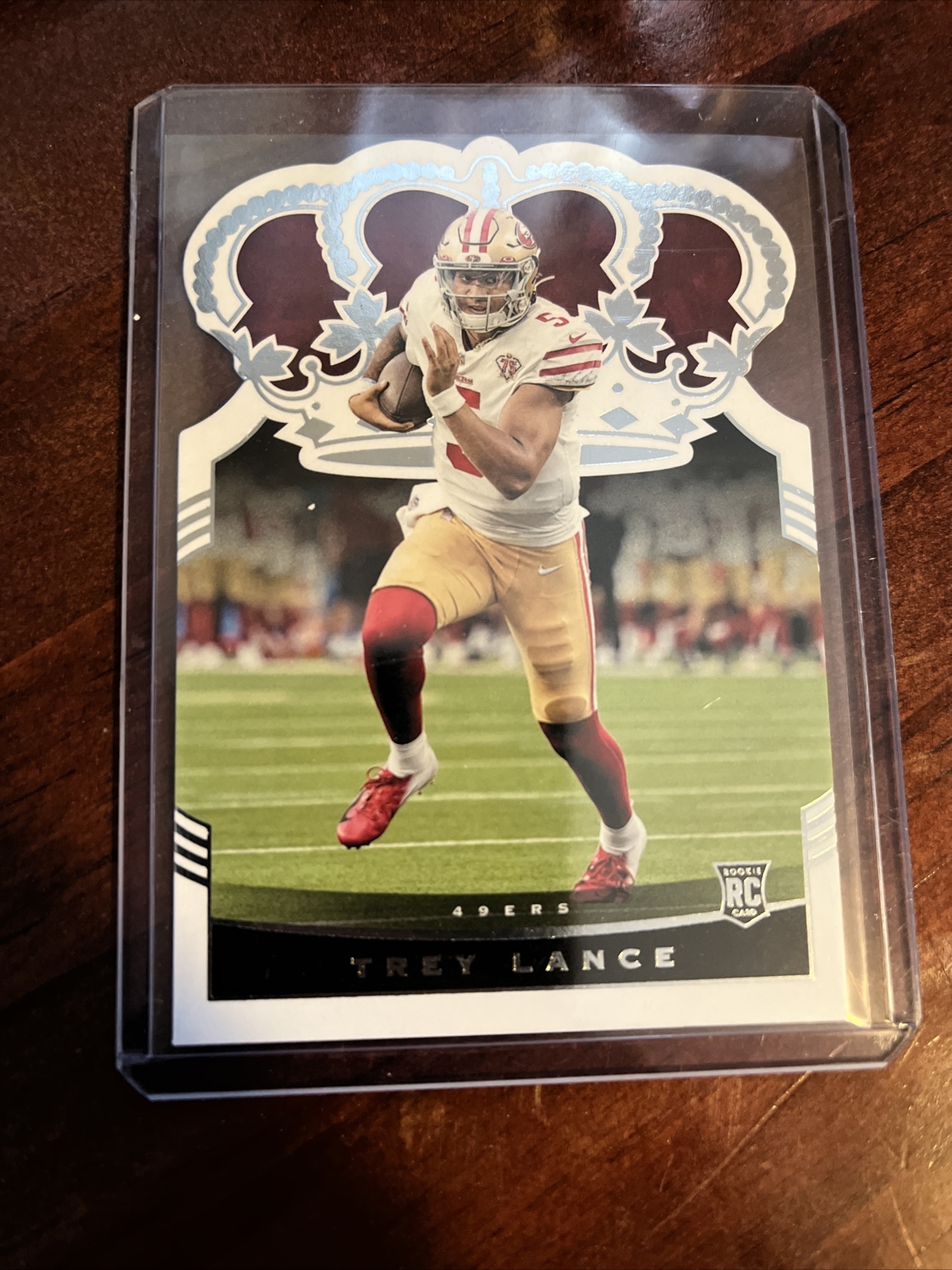 Trey Lance 2021 Panini Chronicles Crown Royale RC #CR-3  (San Francisco 49ers)