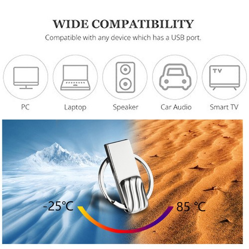 2TB 128GB High Speed Mini USB Flash Drive Memory Stick Pen Thumb U Disk For PC - Bild 2 von 18