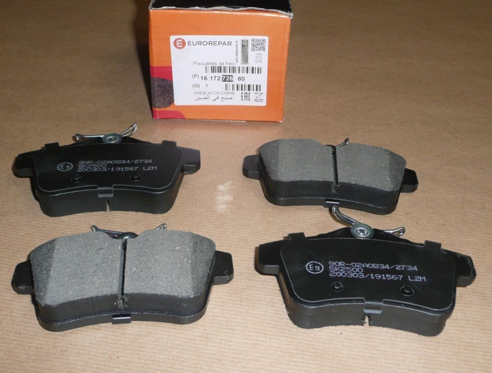 Paire Plaquette De Frein Arrière BMW F 800 St Touring 2011/2012