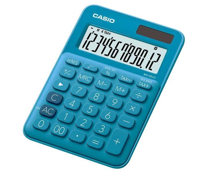 "NEW" Mini Desktop Casio Colored Calculator MS-20UC - Image 2 of 4