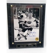 Hockey Legend Gordie Howe Signed Original Signature Framed Photo NHL Autograph