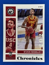 2021 Chronicles Draft Picks #2 Evan Mobley Rookie RC Cavaliers