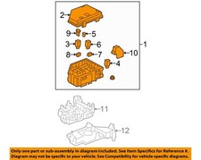 GM OEM 13-14 Acadia Electrical Fuse Relay-Fuse Relay Box 22933344