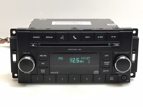 2009-2010-2011 Dodge Truck Ram 1500 2500 AM FM CD Radio Receiver RES OEM CH822C - Picture 2 of 11