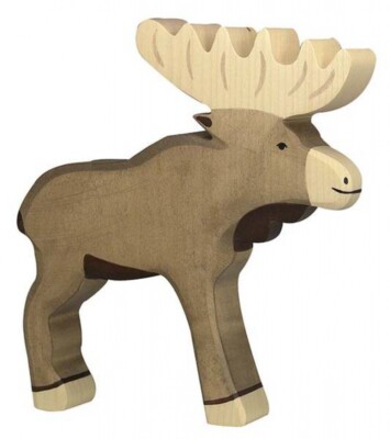 Holztiger 80215 Elch Holzfigur bemalt