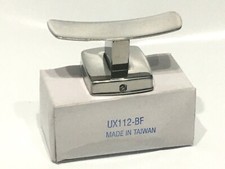 UX112-BF Double Robe Hook Surface Mounted Bright Stainless Steel Finish