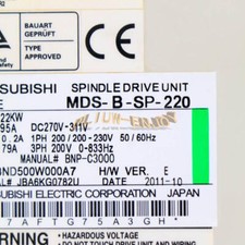 1PCS Used Mitsubishi Servo Amplifier MDS-B-SP-220