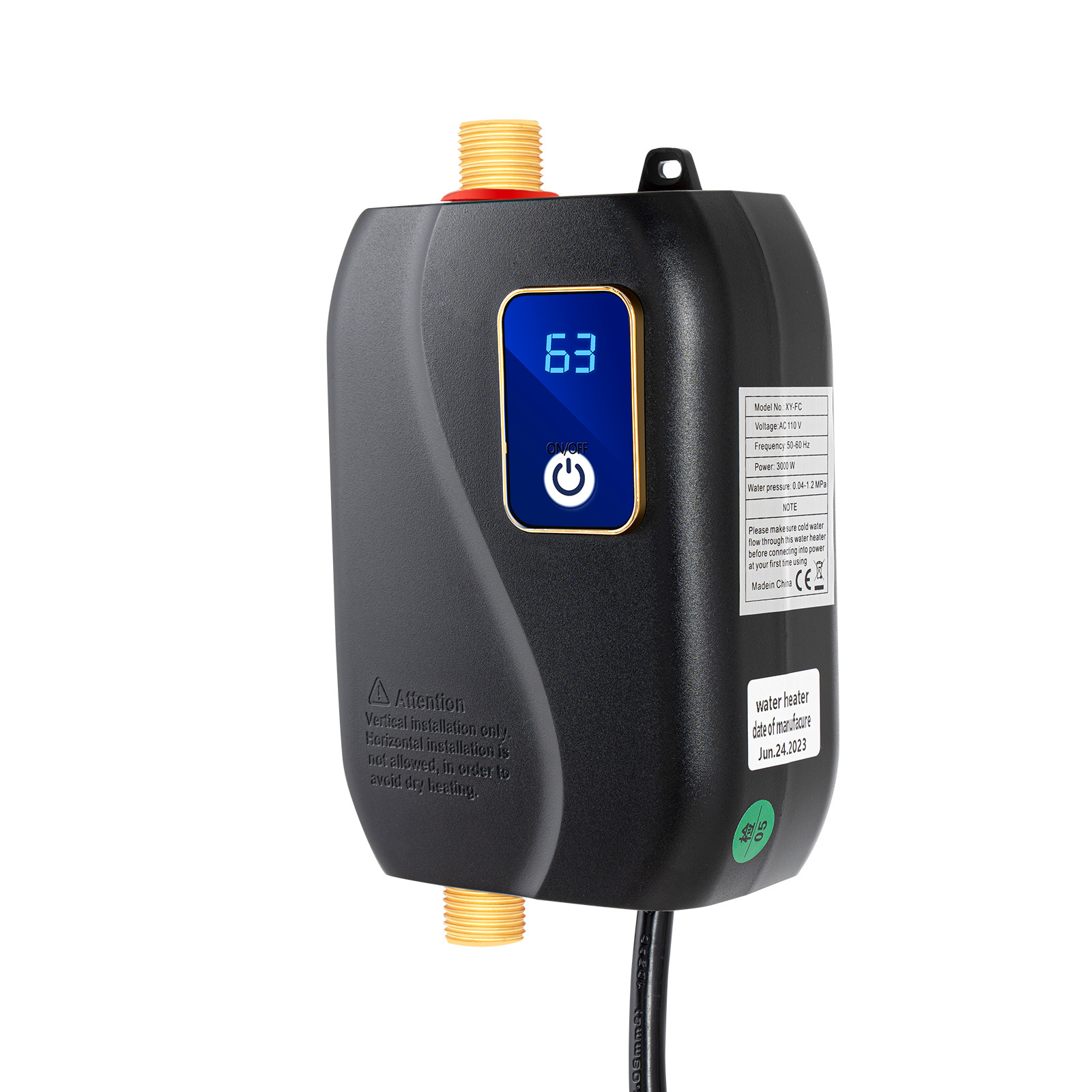 Electric Water Heater Small Instant Hot Water Heater Under Sink