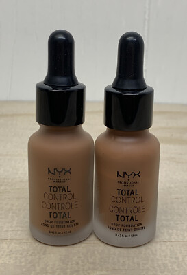 NYX Total Control Drop Foundation Deep Rich TCDF22 New SEALED Lot Of 2