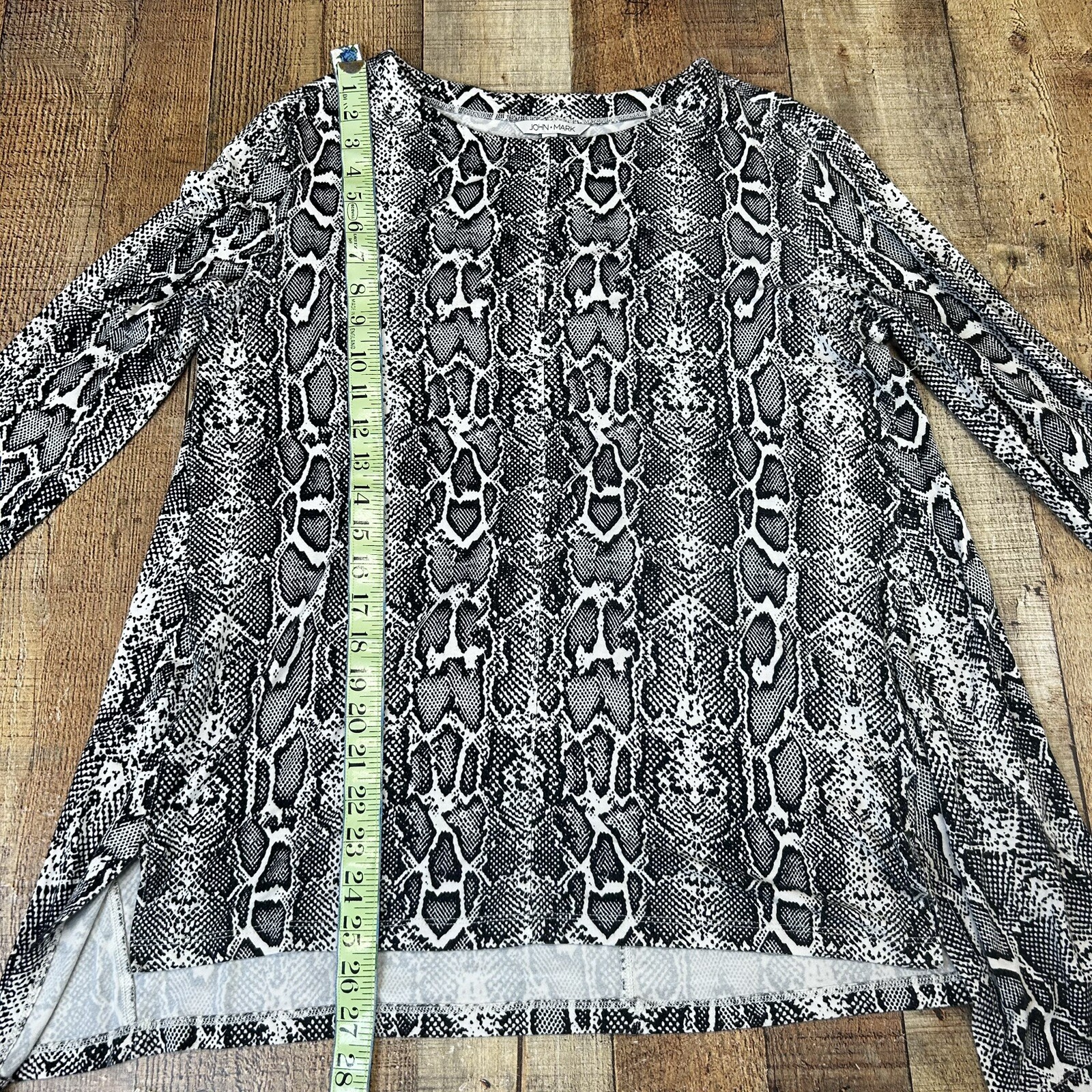 JOHN MARK Soft Stretch Python Snake Animal Print … - image 9