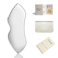 Stainless Steel Gua Sha Facial Tools, Face Comb Massager Metal Gua Sha Tool