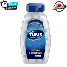 TUMS Peppermint Flavored Ultra Strength 1000 Antacid Chewable Tablets, 72 CtTUMS