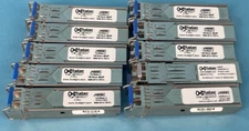 LOT OF 10 FLUXLIGHT J4859C 1000 BASE-LX SFP TRANSRECEIVER MODULES |010-7490604