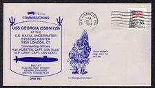 1982 USS Georgia (SSBN-729) Commissioned New London CT NZ699